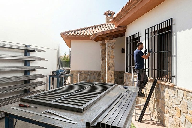 Rejas de seguridad para ventanas y puertas