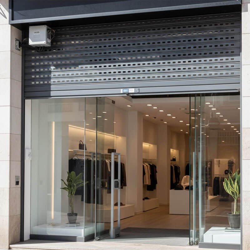 Automatización de cierres metálicos para comercios